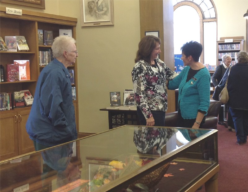 Betty with classmate Mary Hammon and Joann Brechting.jpg