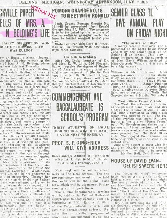 Newspaper Clipping One